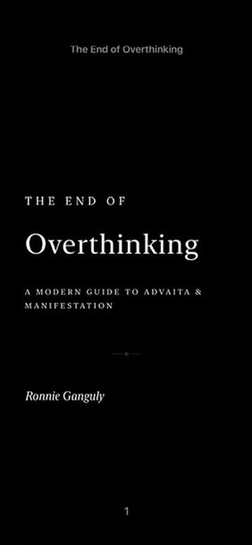 The End of Overthinking